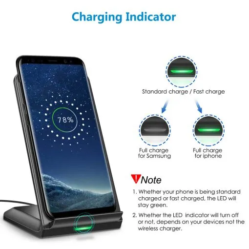 10W Fast Wireless Charging Stand