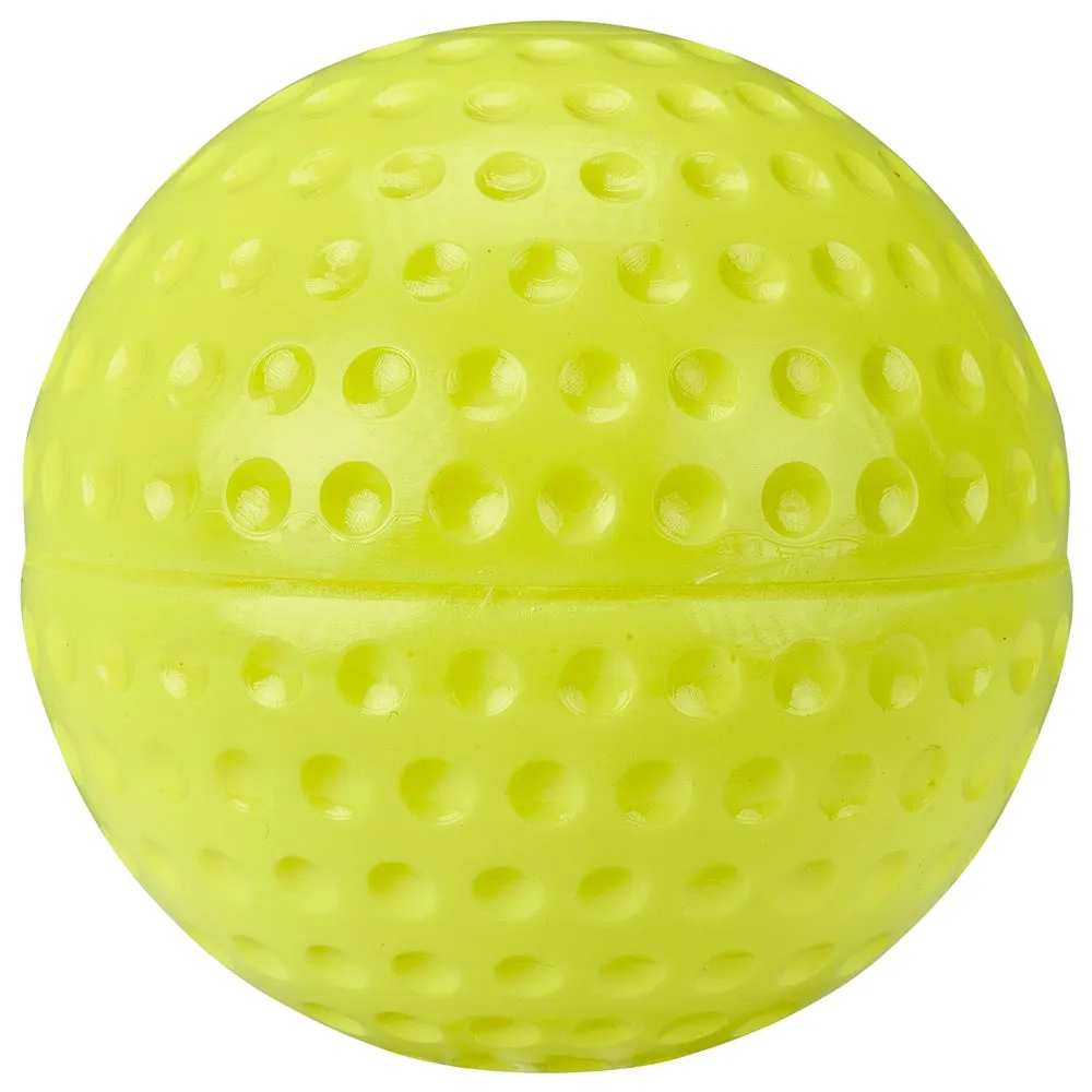 11" Dimple Molded Softball - Optic Yellow