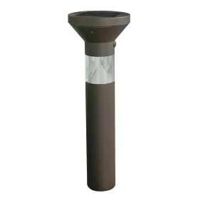 12 in. OneSync Landscape Bronze Solar Bollard Light