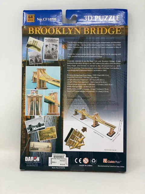 3D Brooklyn Bridge Puzzle