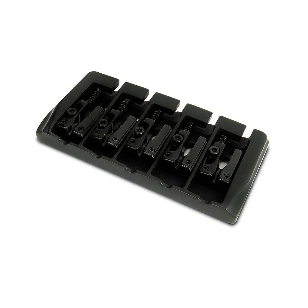 5 String Bass Bridge BB405 Dual Load, Steel Base Plate