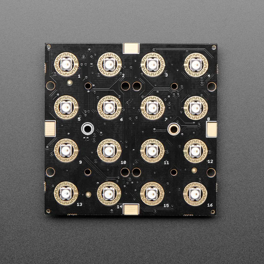 Adafruit NeoTrellis RGB Driver PCB for 4x4 Keypad