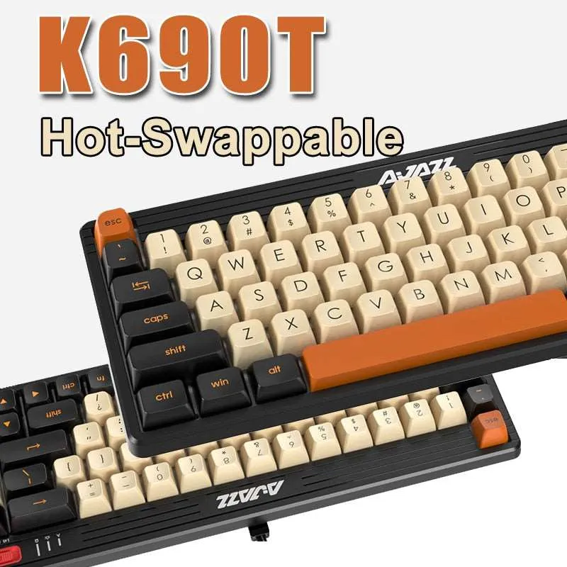 AJAZZ K690T 69Key RGB Wireless Mechanical Keyboard