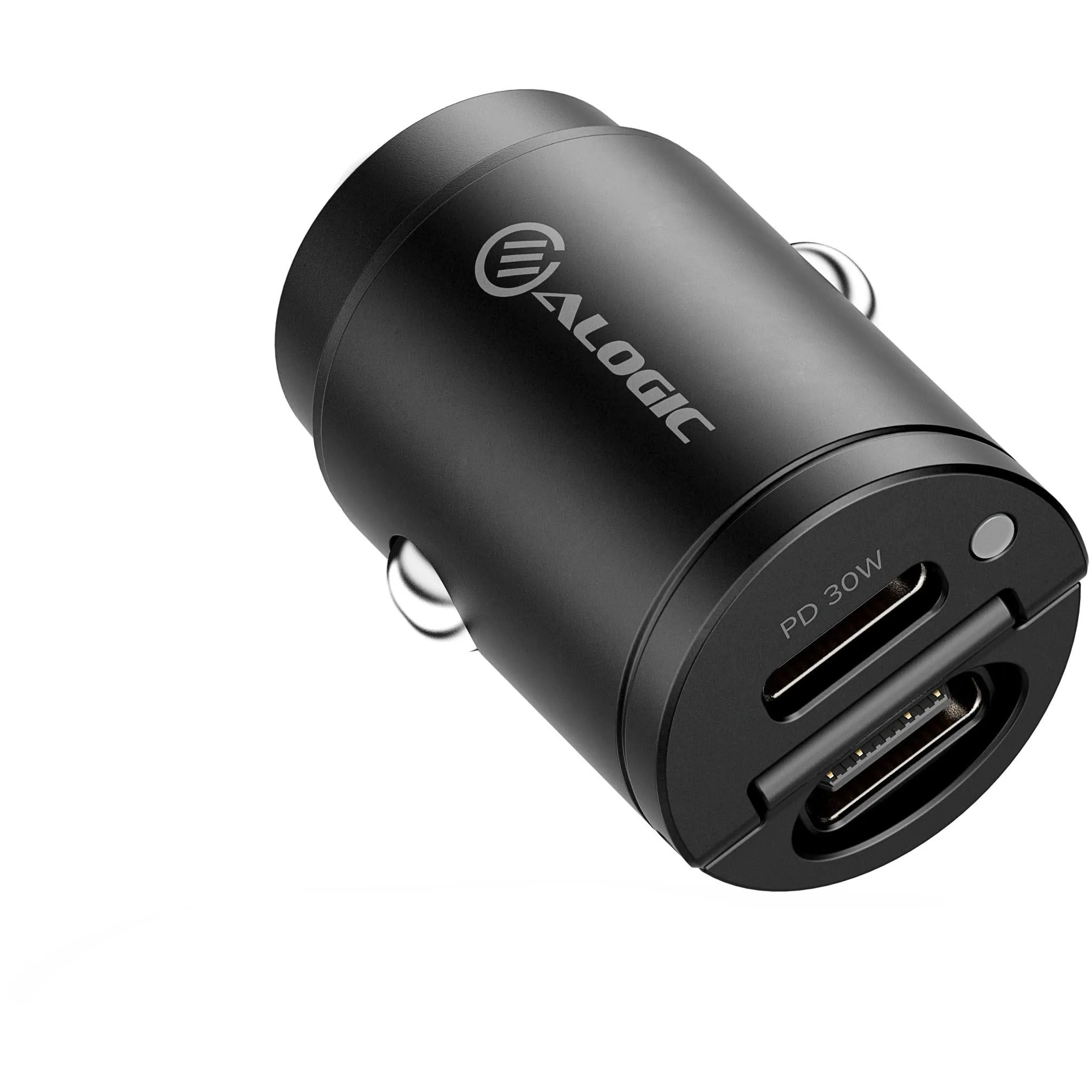 ALOGIC Rapid Power Dual USB-C 30W Mini-Car Charger