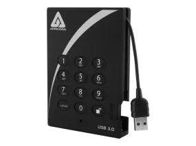 Apricorn Hard Drive A25-3Pl256-500 - 500Gb - Usb 3.0 - Black