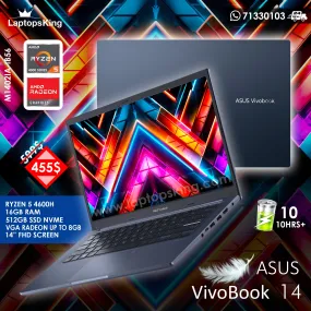 Asus Vivobook 14 M1402IA-IB56 Ryzen 5 4600h Vga Radeon 14" Laptop Offer (New OB)