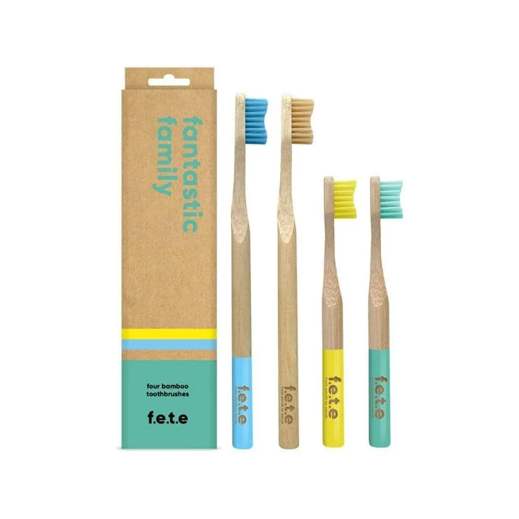 Bamboo Toothbrush - Fantastic Family Pack