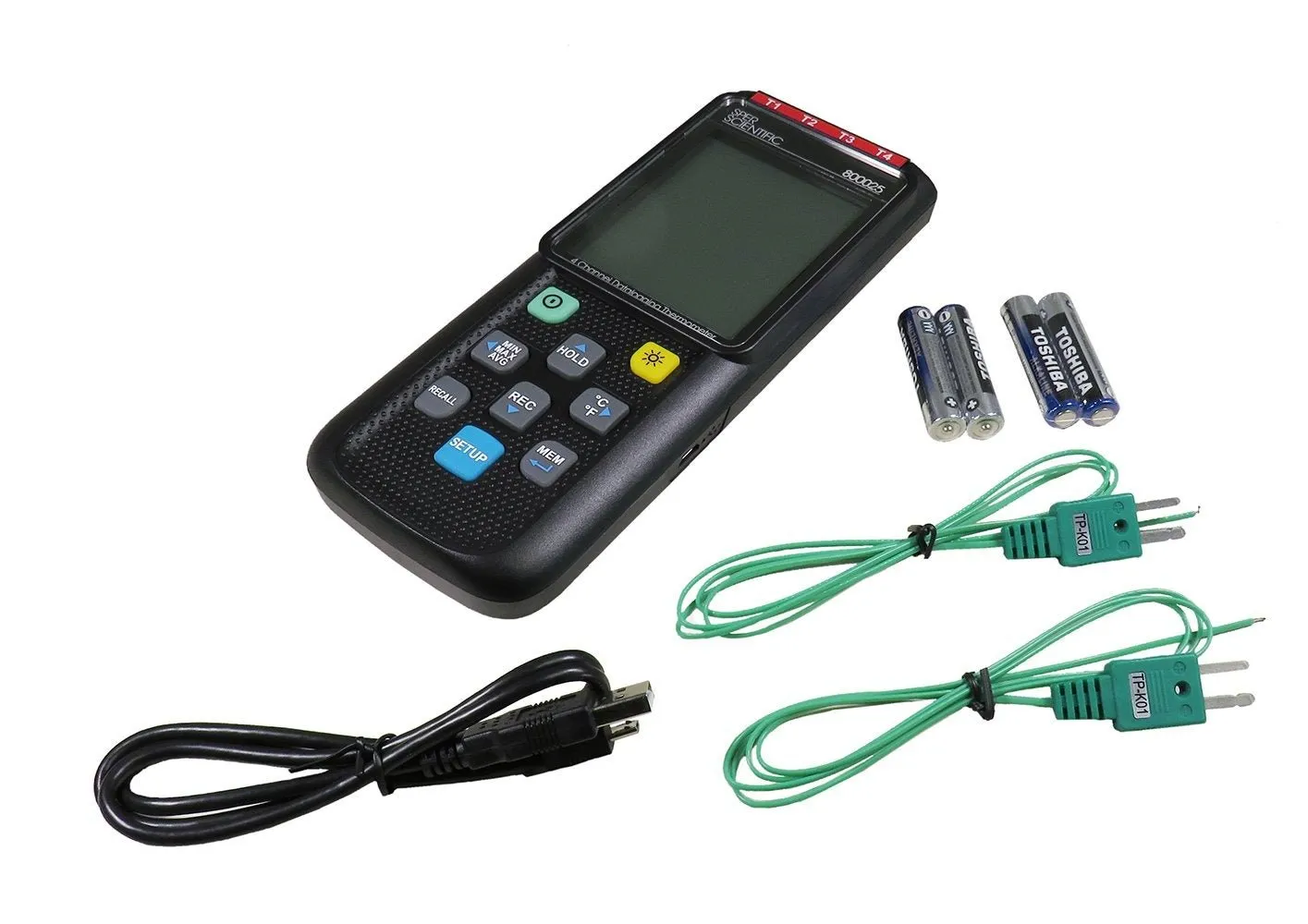 Bluetooth 4-Channel Datalogging Thermometer