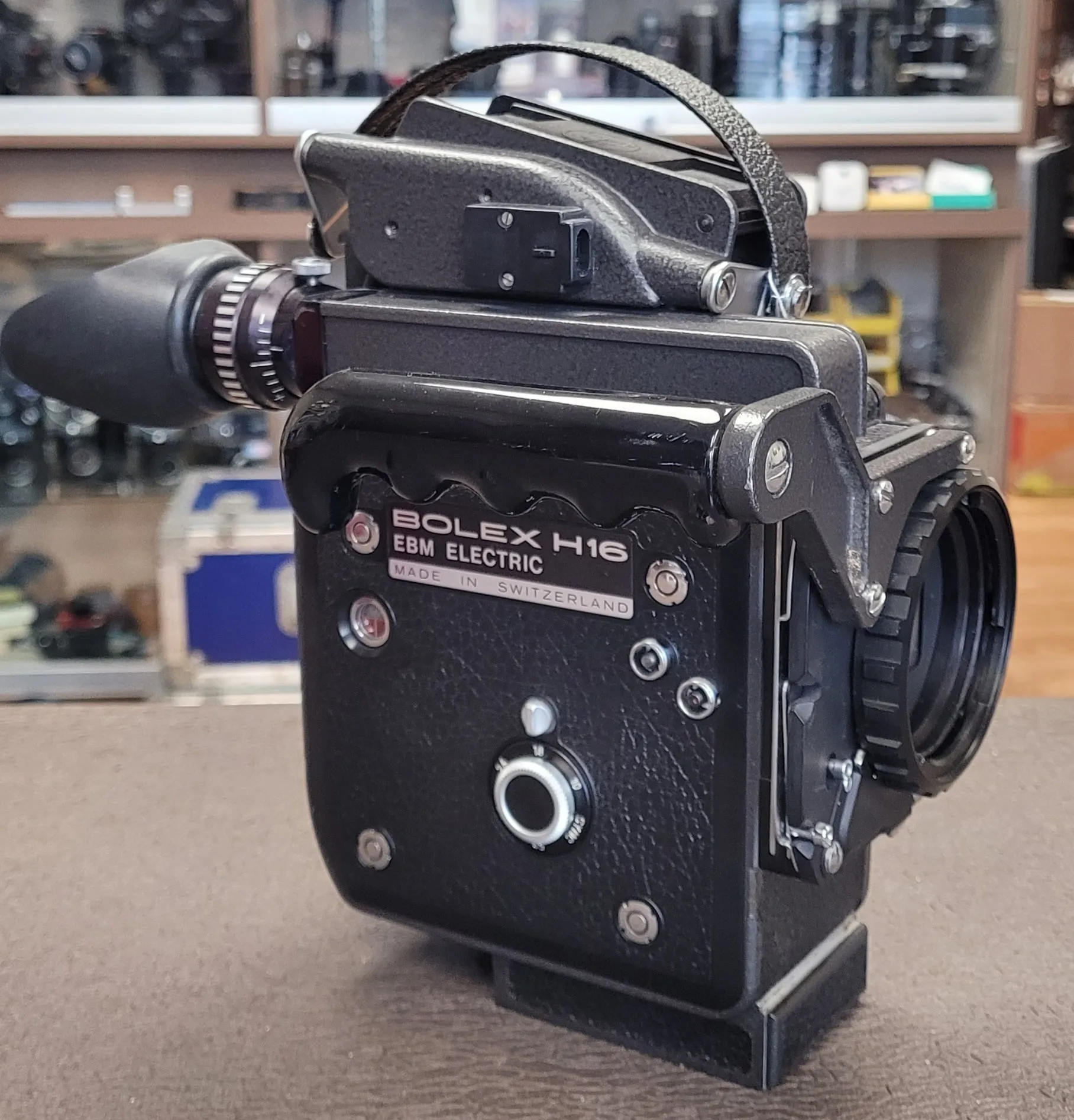 Bolex EBM 16mm Camera with 13x viewfinder S# 308969 (New)