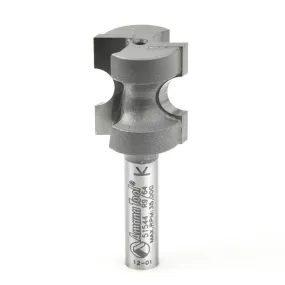 Bullnose Router Bit | 9⁄64 Radius x 21⁄32 Dia x 3⁄4 x 1⁄4" Shank | 51544 | 738685155448