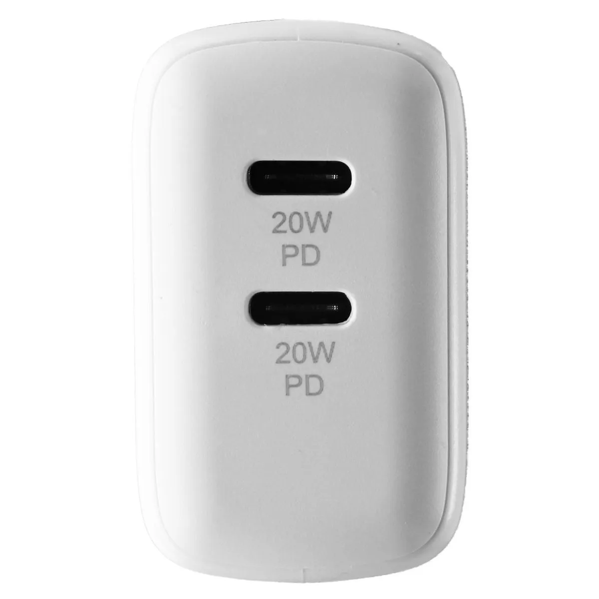 Case-Mate FUEL (40-Watt) Dual USB-C PD Wall Power Adapter - White