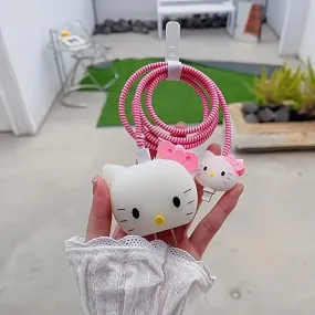 Charger Cover - Hello Kitty