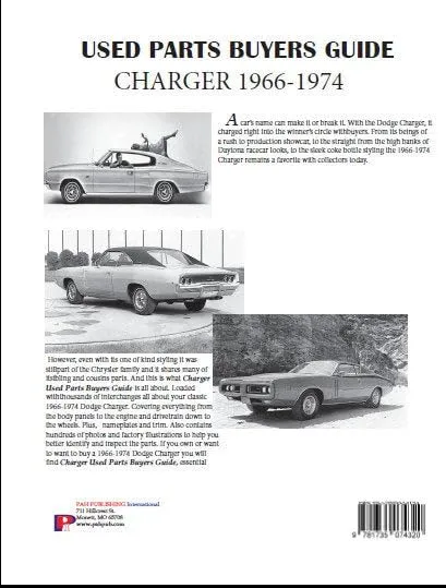 Charger Used Parts Buyers Guide 1966-1974