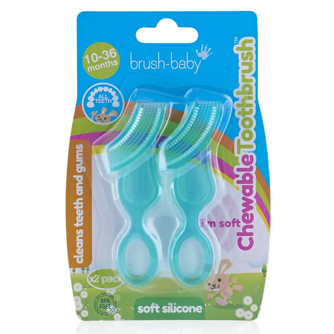 Chewable Toothbrush For Babies (Pack of 2) | Baby Teether