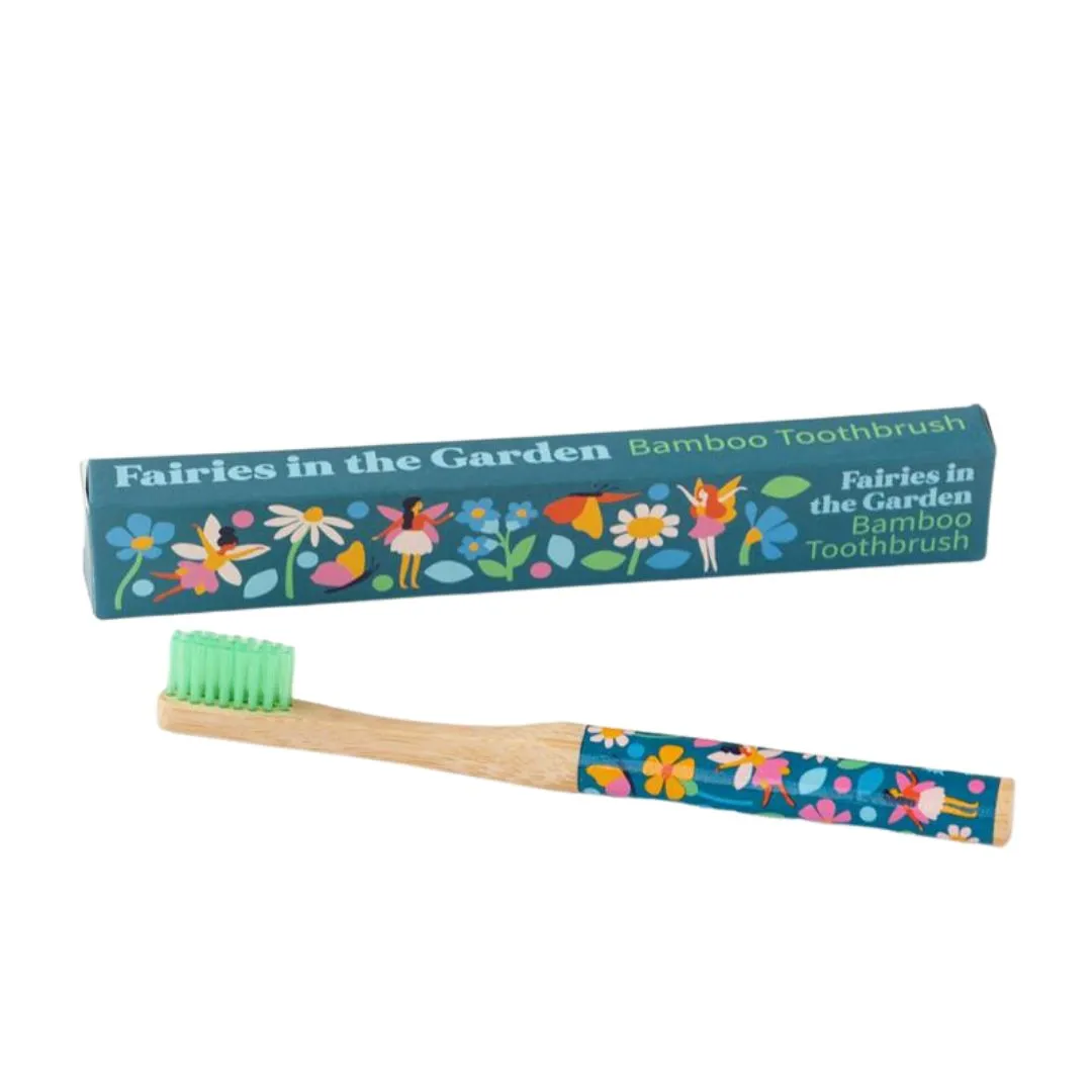 Children's Fairies In The Garden Bamboo Toothbrush