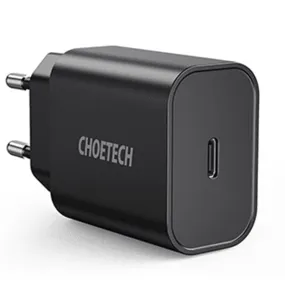 Choetech Pd20W Usb C Iphone Fast Charger With Mfi Certified Nylon Braided Usb-C To L