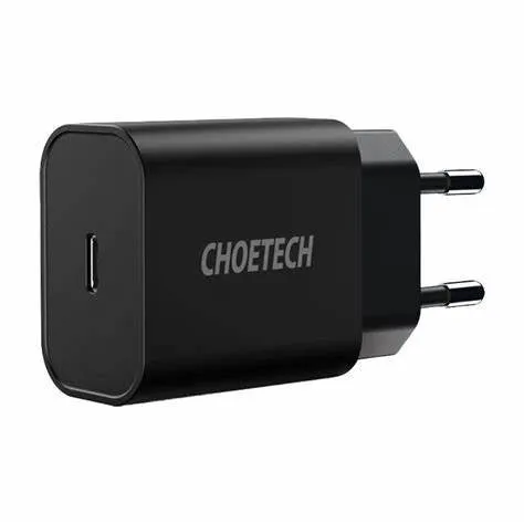 Choetech Pd20W Usb C Iphone Fast Charger With Mfi Certified Nylon Braided Usb-C To L