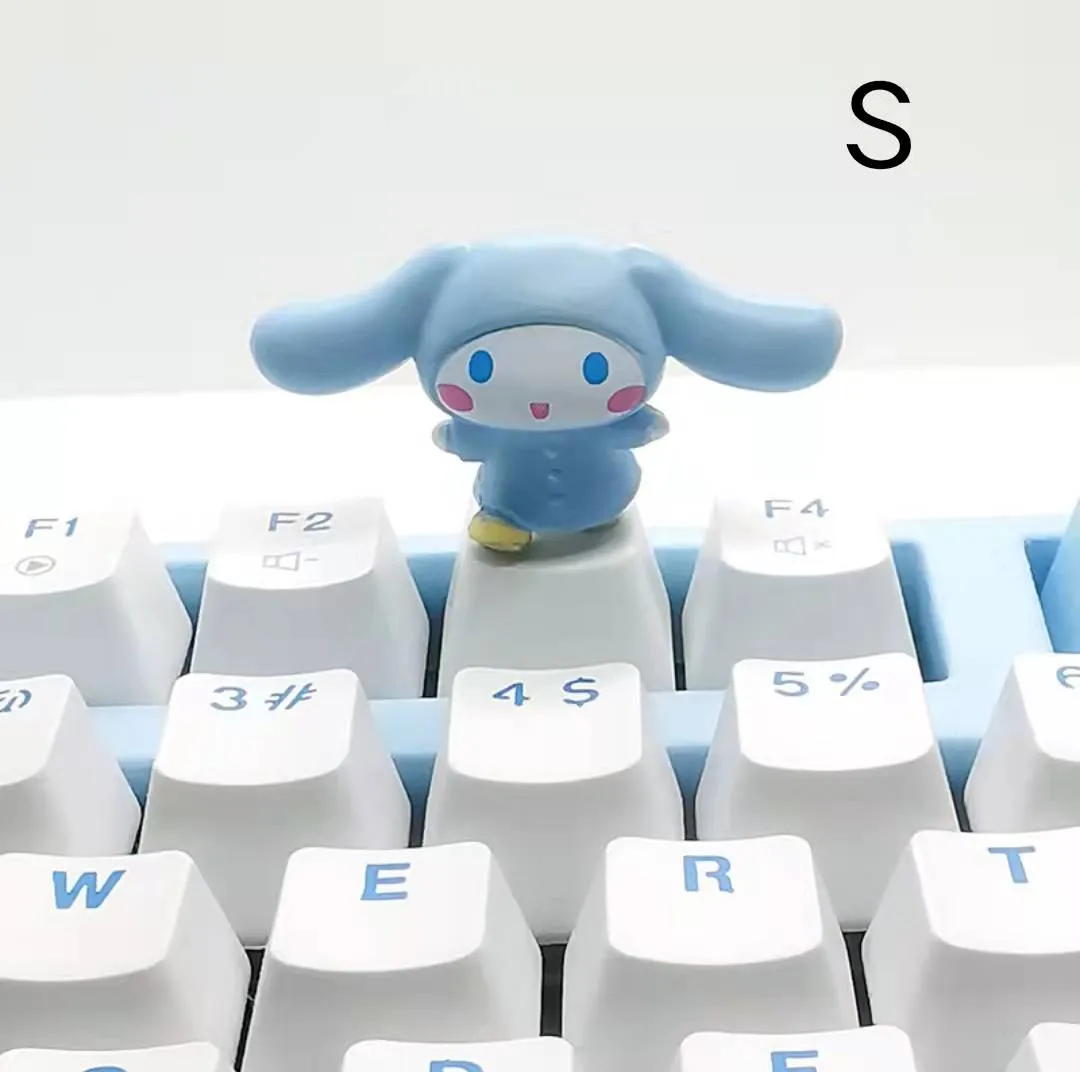 Cinnamoroll Inspired Keyboard Cap Pink and White Base