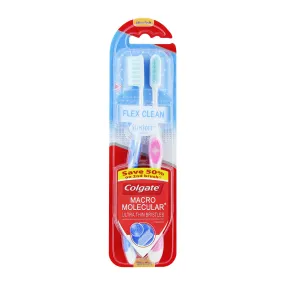 COLGATE S/SOFT FLEX CLEAN T/BRUSH 2PK