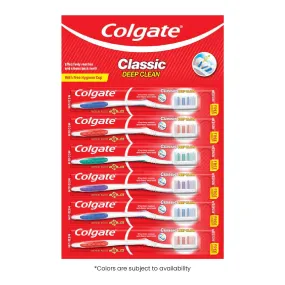 Colgate Toothbrush Classic Deep Clean Medium with Cap 1pc