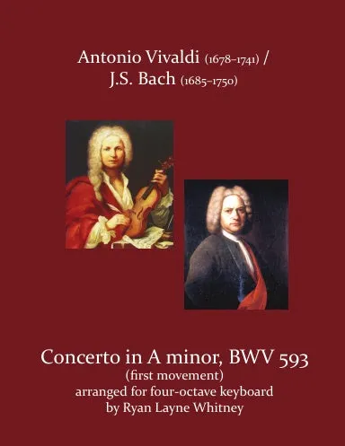 Concerto in A minor (BWV 593), 1st movement