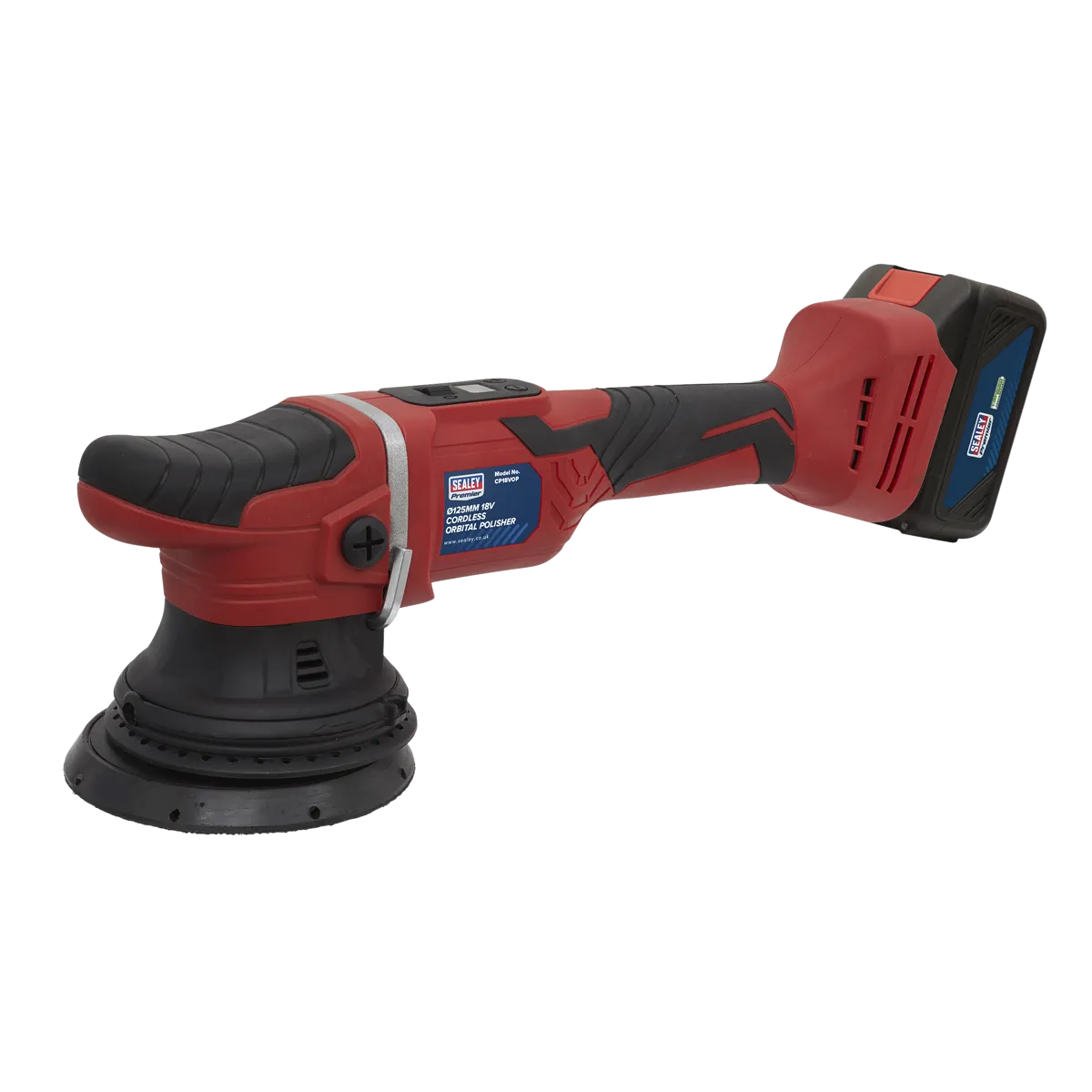 Cordless Orbital Polisher ¯125mm 18V Li-ion