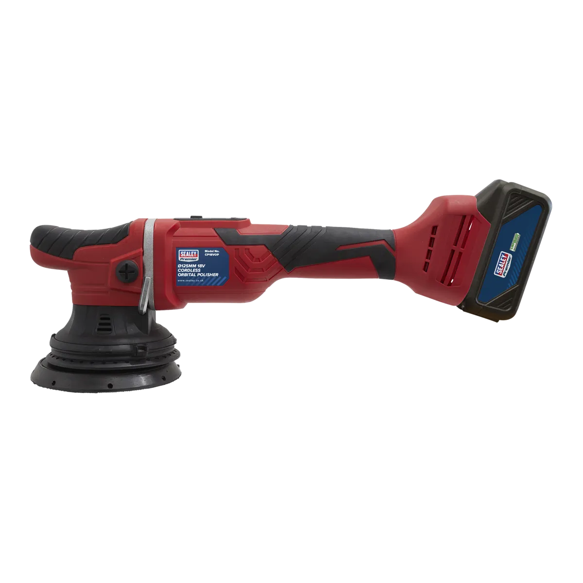 Cordless Orbital Polisher ¯125mm 18V Li-ion