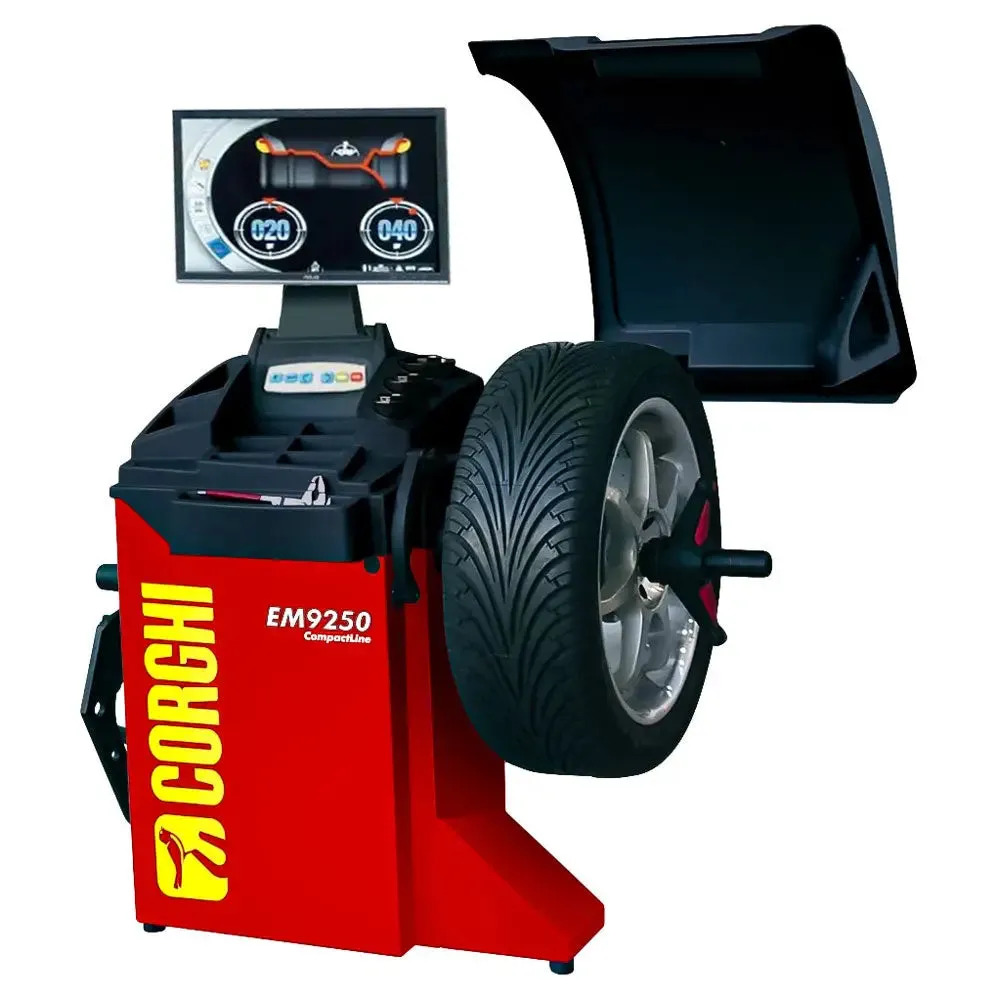 Corghi EM9280 CompactLine Wheel Balancer w/ LCD Display