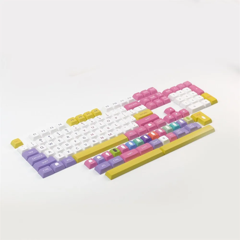 Cute mechanical keyboard keys set