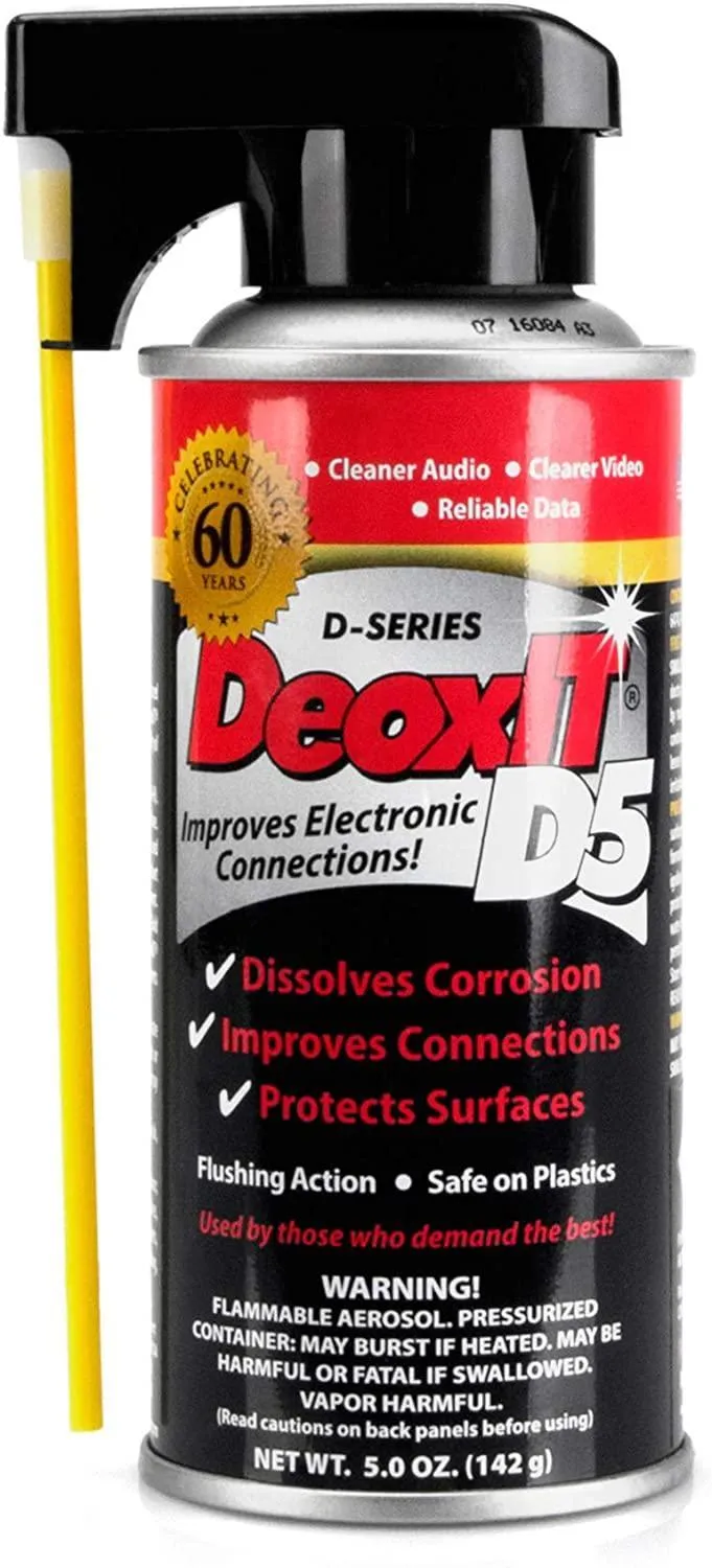 DeoxIT 5% Spray Contact Cleaner, 5 oz. D5S-6