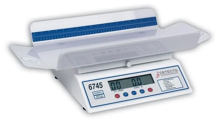 Detecto 6745 Digital Baby Scale With 4-Sided Tray