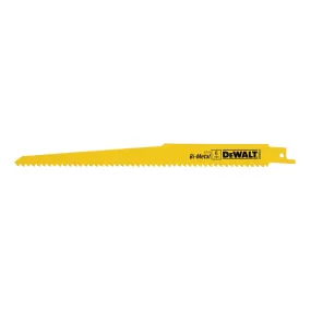 DeWALT DW4803 Reciprocating Saw Blade, 3/4 in W, 9 in L, 6 TPI