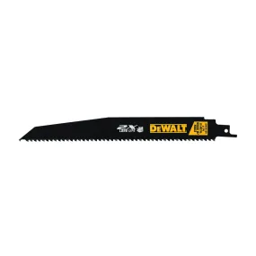 DeWALT DWA4169B25 Reciprocating Saw Blade, 1 in W, 9 in L, 6 TPI