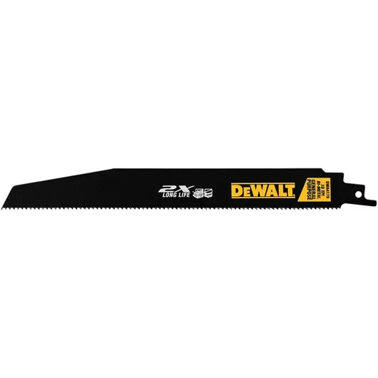 DeWalt DWA4174 2X Long Life Wood and Metal Cutting Reciprocating Saw Blades