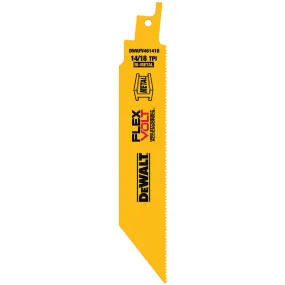 DeWalt DWAFV461418 6" 14/18TPI Metal Reciprocating Saw Blade 5 Pack