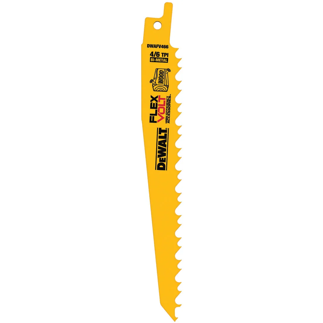 DeWalt DWAFV466 6" 6TPI Reciprocating Saw Blade 5 Pack