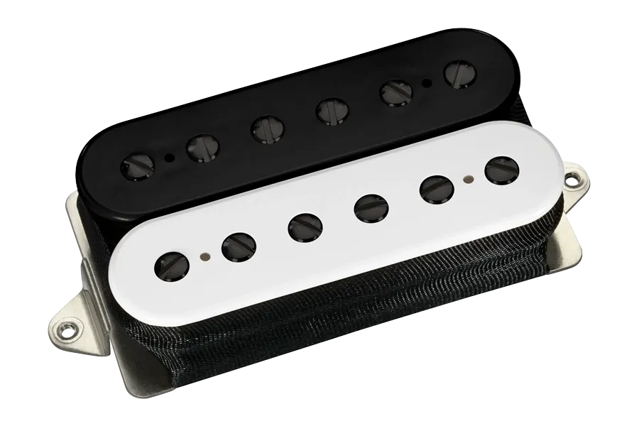 DiMarzio DP282F Dreamcatcher Humbucker F-Spaced Bridge Pickup (Black/White with Black Poles)