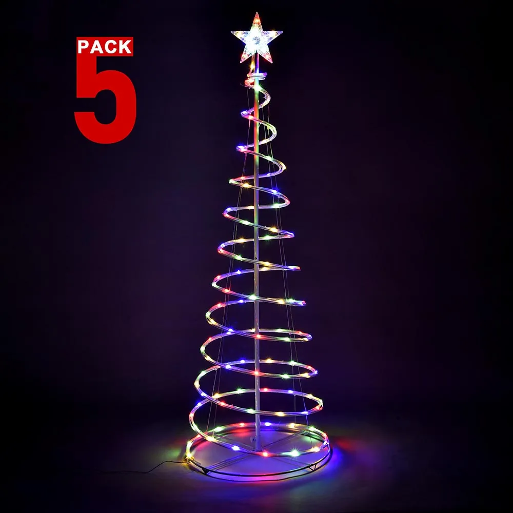 DIY 5' Spiral Christmas Tree USB Powered Indoor & Outdoor