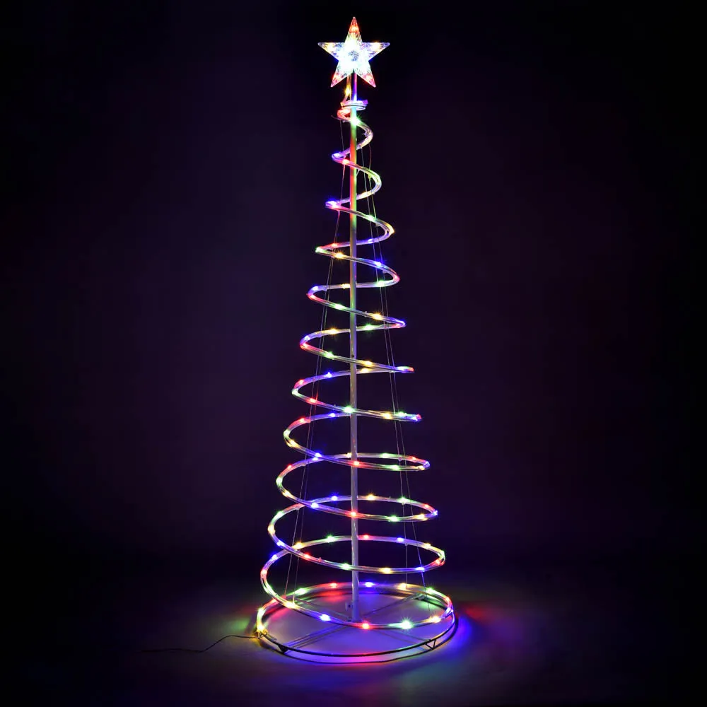 DIY 5' Spiral Christmas Tree USB Powered Indoor & Outdoor