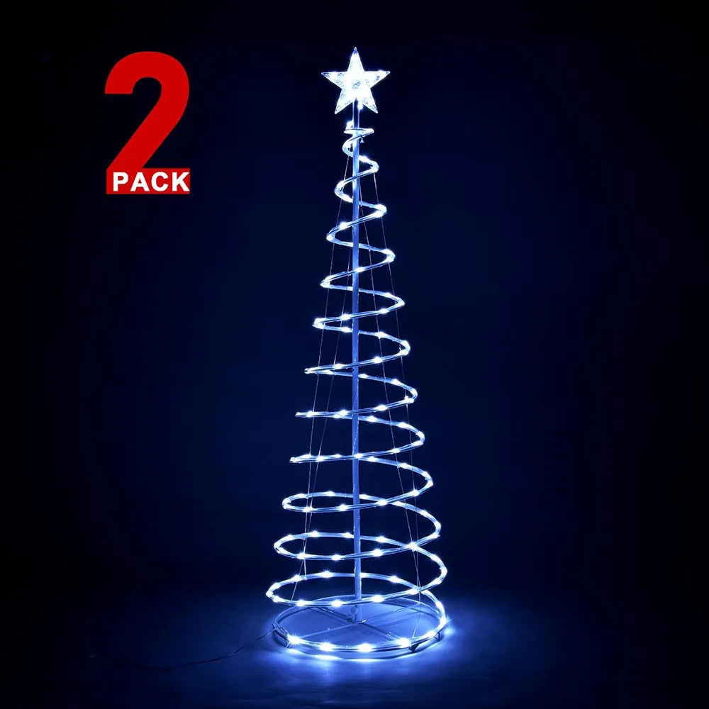 DIY 5' Spiral Christmas Tree USB Powered Indoor & Outdoor