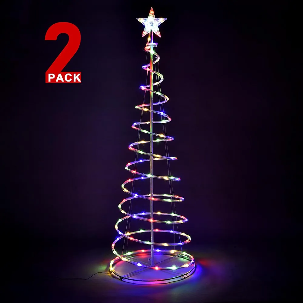 DIY 5' Spiral Christmas Tree USB Powered Indoor & Outdoor