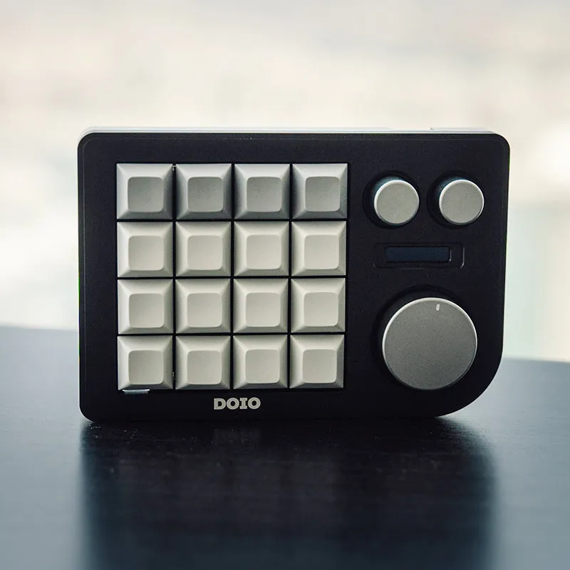 DOIO KB16-01 Macro Keyboard 16 Keys   3 Knob Macro Pad