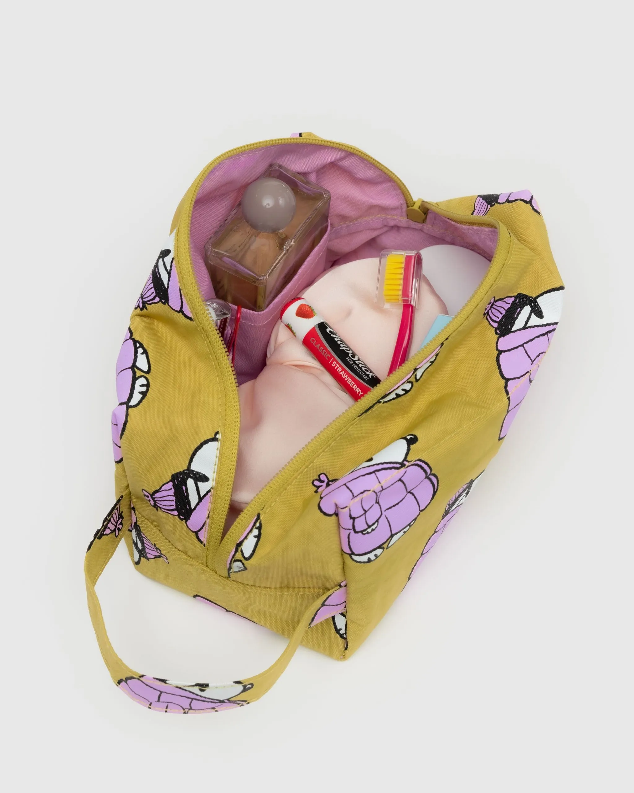 Dopp Kit - Puffer Snoopy Pink