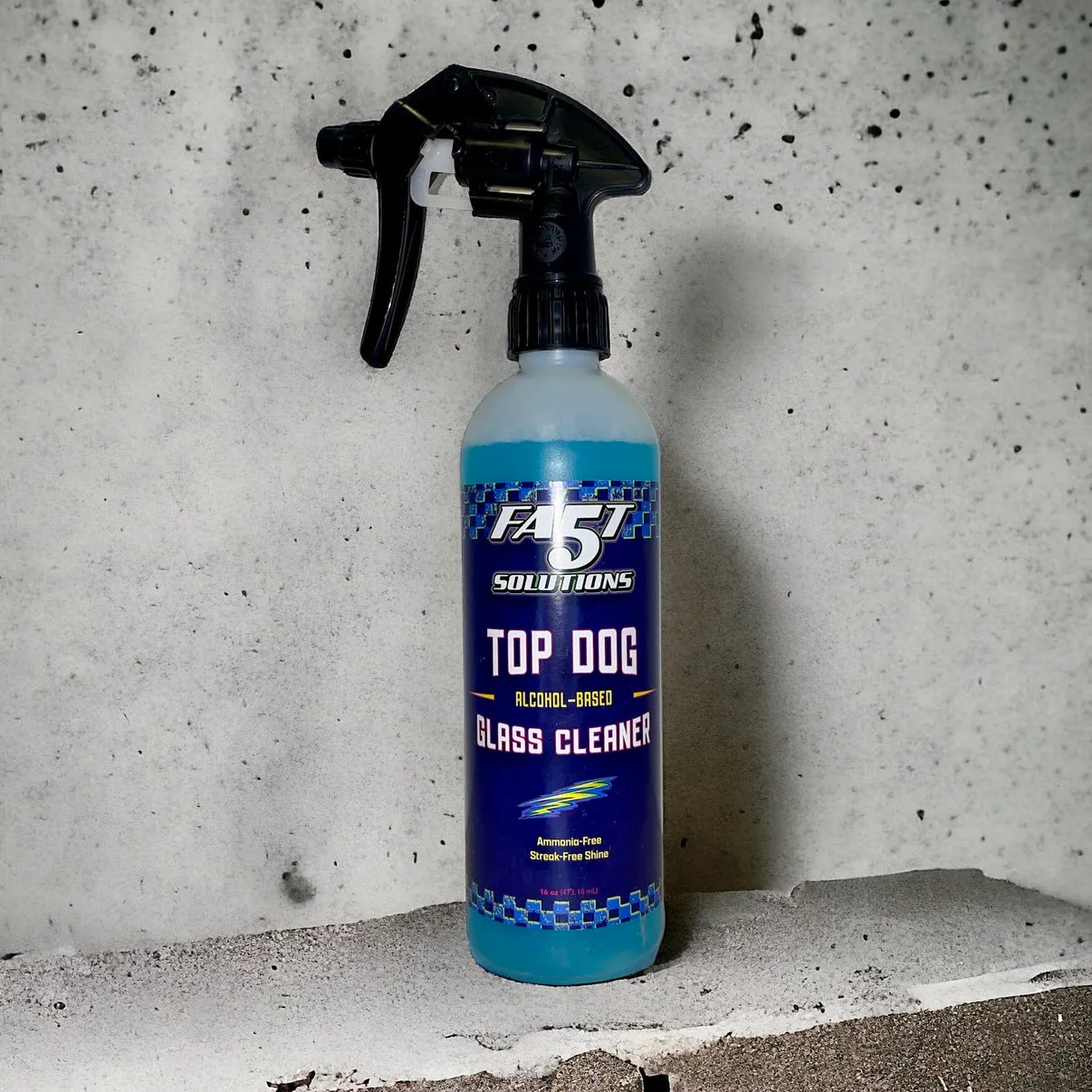 Fast 5 Solutions Top Dog Glass Cleaner 16oz