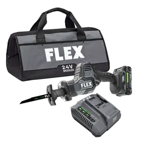 Flex FX2241-1A 1 in 24 V Lithium-Ion Brushless One-Handed Cordless Reciprocating Saw Kit