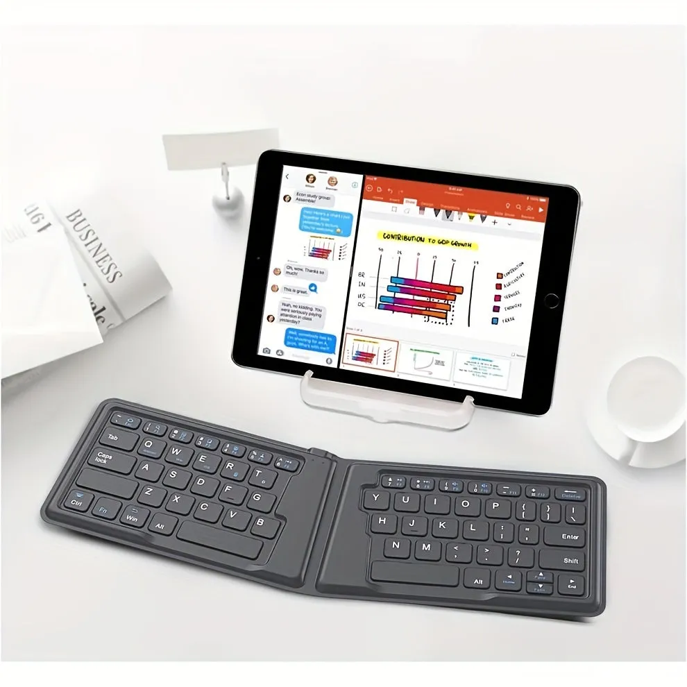 Foldable 166° Wireless Keyboard