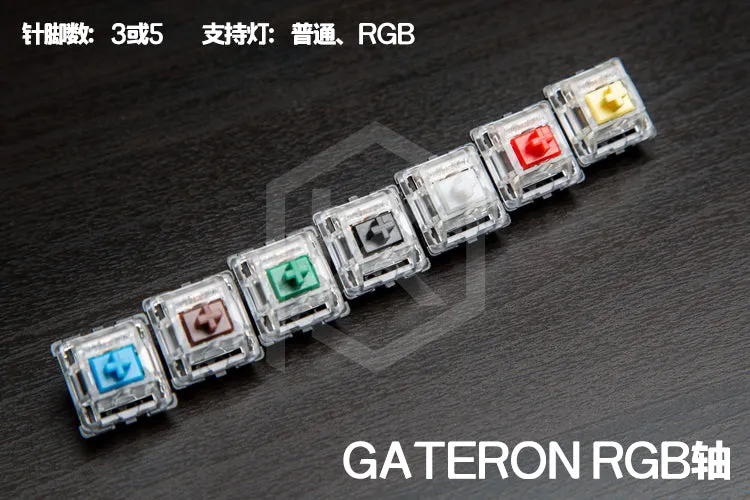 Gateron Switch 3pin 5pin SMD RGB KS-3 KS3 Full Milky Blue Red Black Brown Green Clear Yellow for Mechanical mechnical keyboard