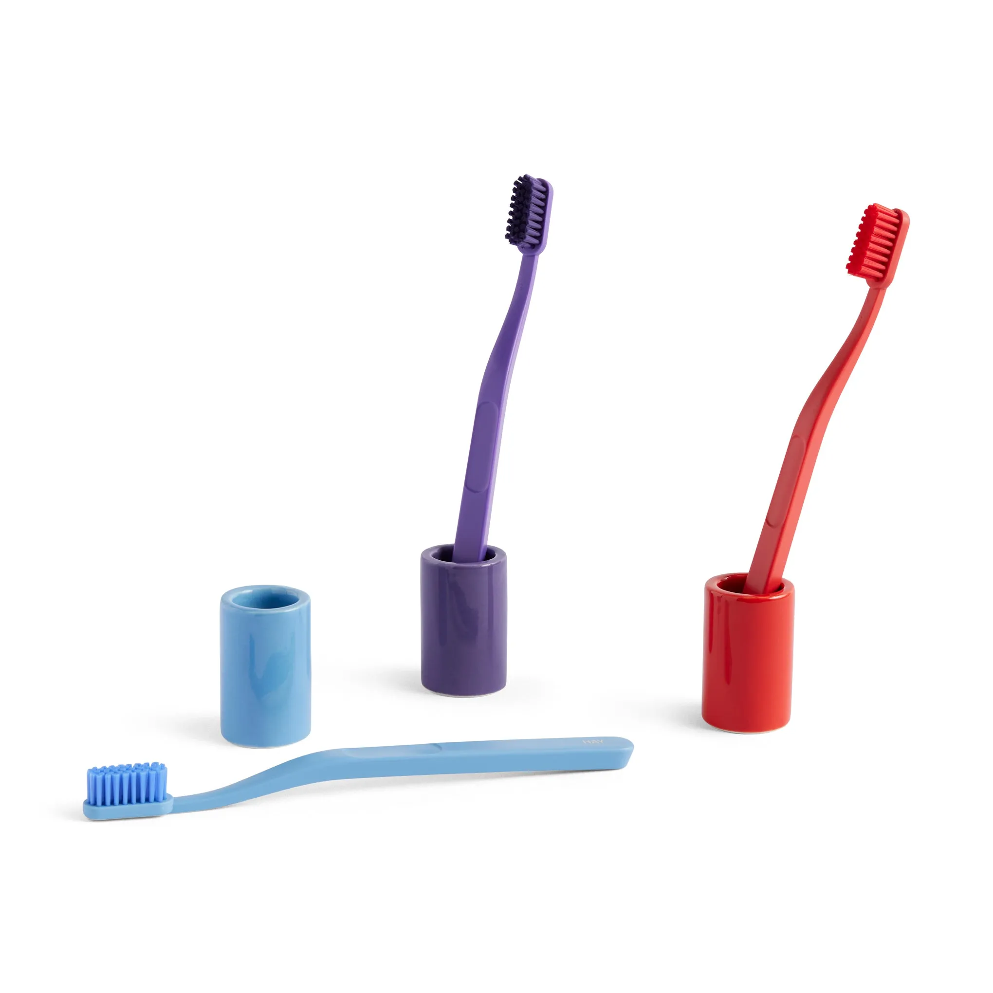 HAY Recycled Plastic Tann Toothbrush - Purple