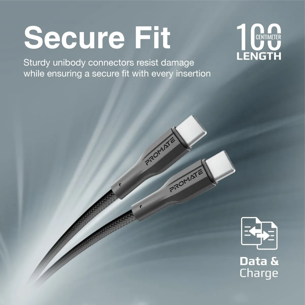 High Tensile Strength Data & Charge USB-C Cable