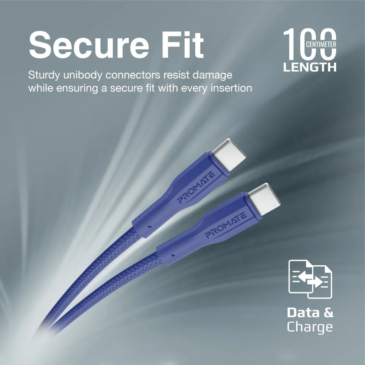 High Tensile Strength Data & Charge USB-C Cable